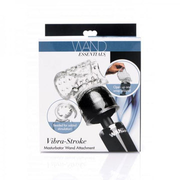 Vibra-stroke Wrapped Wand Attachment