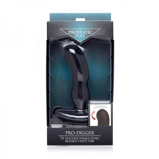 Pro-digger 7x Silicone Stimulating Beaded P-spot Vibe