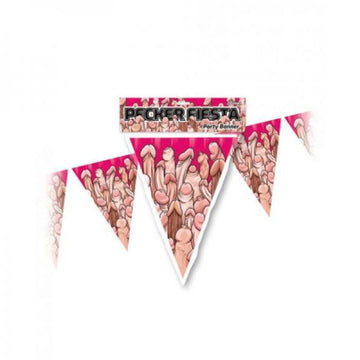 Pecker Fiesta Party Banner 20 Feet