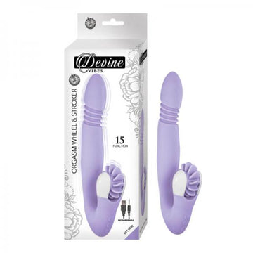 Devine Vibes Orgasm Wheel &amp; Stroker-lavender