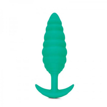 B-vibe Twist Texture Plug Green