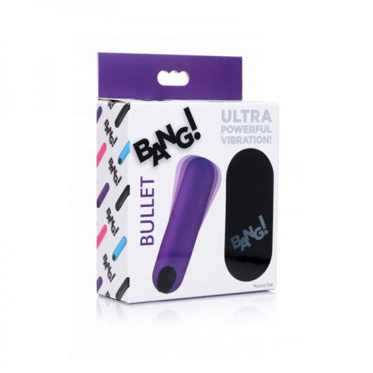 Vibrating Bullet W/ Remote Control - Purple