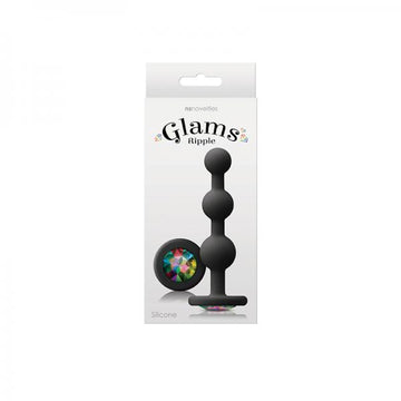 Glams Ripple Rainbow Gem Black