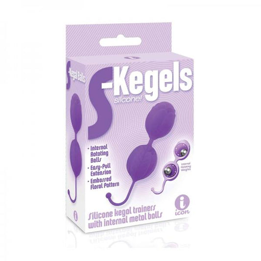 The 9's S-kegal Silicone Kegal Balls Purple