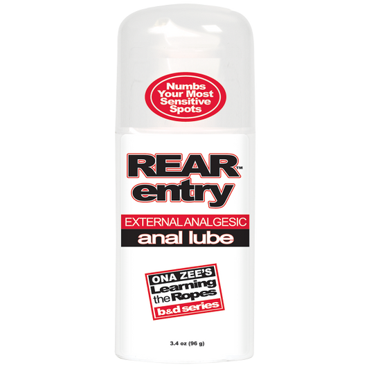 Ona Zees Rear Entry Desensitizing Anal Lube 3.4oz.