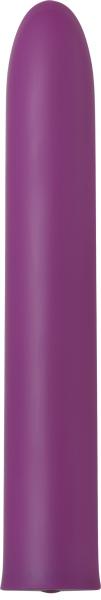 Eve's Satin Slim Rechargeable Vibe Purple with Sleeve