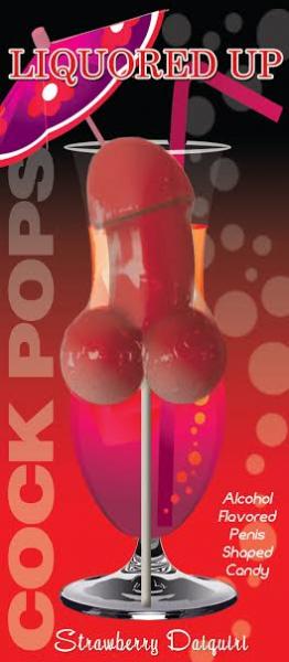 Cock Pop Strawberry Daiquiri Flavor Lollipop