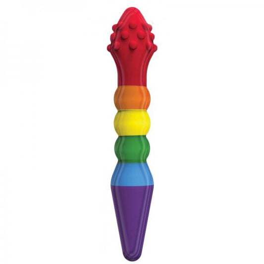 Rainbow Knob Job Dildo