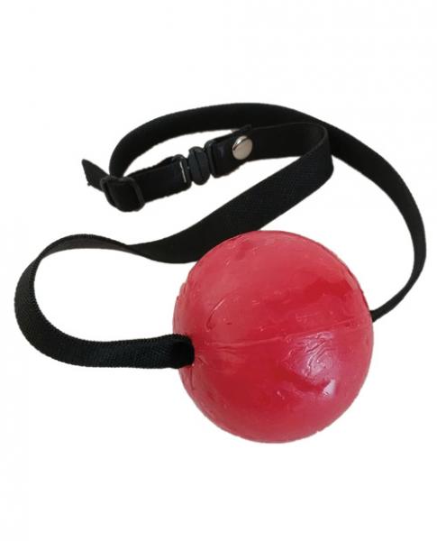 Candy Ball Gag Strawberry Flavored