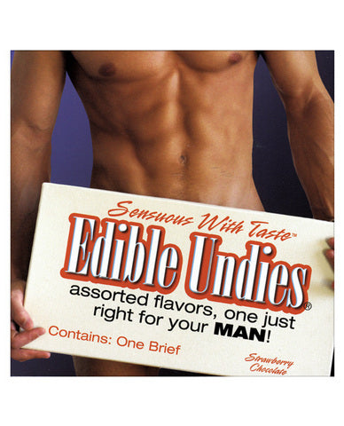 Edible Undies for Men Strawberry Chococlate