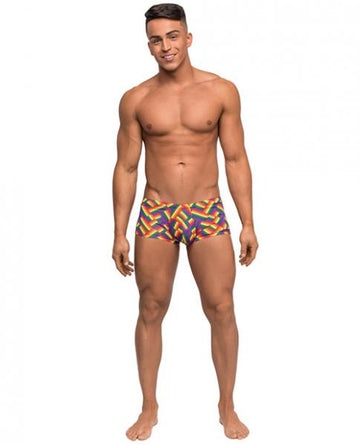 Mini Shorts Pride Fest Print Small