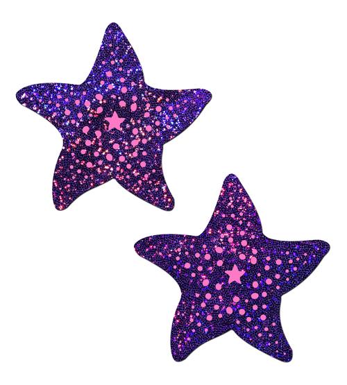 Pastease Twinkling Purple & Pink Starfish O/S