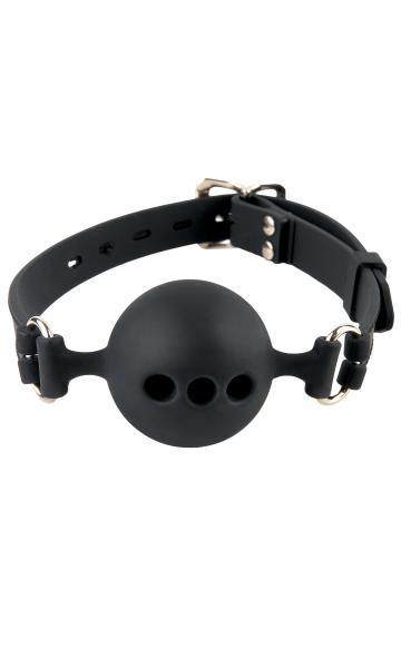 Fetish Fantasy Black Silicone Breathable Small Ball Gag O/S