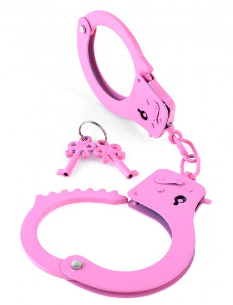 Fetish Fantasy Pink Metal Cuffs