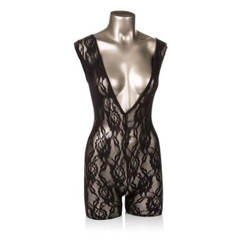 Scandal Lace Body Suit Black O/S