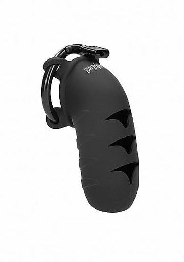 Mancage Chastity Model 08 4.2 inches Cock Cage Silicone Black