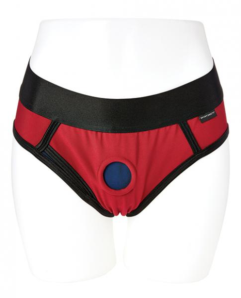 Sportsheets Em Ex Contour Harness 3X Red Blue