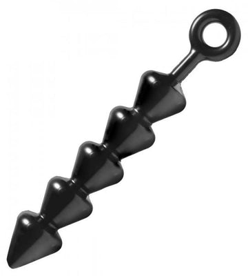 Spades XL Anal Beads Black